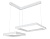 Светильник Ambrella FA6640/2 WH белый 108W 850*750*700 (ПДУ РАДИО 2.4G)