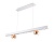 Светильник подвесной светодиодный Ambrella FL5955 WH/GD белый/золото 4200K 18W 1000*70*1200(Без ПДУ)