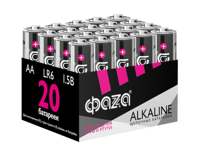 Батарейка ФАZA LR6A-P20 Alkaline Pack-20 (20/120)
