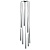 807084 Подвес PUNTO 8х25W G9 chrome
