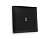 AP8020 Лицевая панель ALFA (Черный матовый) для 1-кл выключателей с подсветкой QUANT