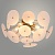 Люстра MDG40199/6 COPPER GD медь/золото 6х60W E14 d530 h290, SJNG23