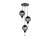Светильник подвесной Ambrella TR8444/3 BK черный E27/3 max 40W D350*800