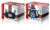 Фонарь ULTRAFLASH E1334 налобный акк 3,7В синий/черный 3LED 4Ватт, фокус, 2ак 4реж, метал.(1/50)