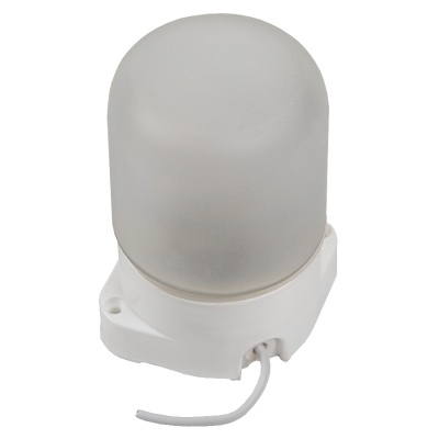 Светильник GCF-SNP-60-E27-IP65-W, НПБ-400 КСС-002 230В 60Вт (цвет Белый) пластик