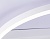 Светильник Ambrella FL51457/1+1 WH белый 60W 3000K-6400K+4200K D500*110 (ПДУ РАДИО 2.4G)