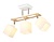 Светильник подвесной Ambrella TR9505/3 WH/FGD/FR белый/золото/белый матовый E27/3 max40W 620*100*290