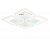 Светильник Ambrella FA4283/4+4 WH белый 100W 3000K+6400K/4200K/6400K+3000K 435*435*70 (ПДУ ИК)
