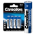 Батарейка CAMELION R6 Blue BL-4 (BP-4 B), 1.5В (48/960)