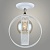 Люстра N5516/1H WT+FGD белый/золото 1x60W E27 d250 h330, QH23