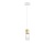 Светильник подвесной AMBRELLA TR8498 WH/WD белый/дерево E27 max 60W D100*1000