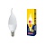 Лампа светодиодная VOLPE LED-CW37-7W/NW/E14/FR/NR картон 4000K Серия Norma