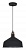 Светильник подвесной CAMELION PL-425L C62 черный + медь (Amsterdam) 60W, 1хE27, 230B металл (1/12)