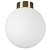 812021 Люстра GLOBO 1х40W E14 antique bronze/white