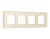 AF580304 Рамка ALFA Arctic (Бежевый Стекло органическое) 4-ая