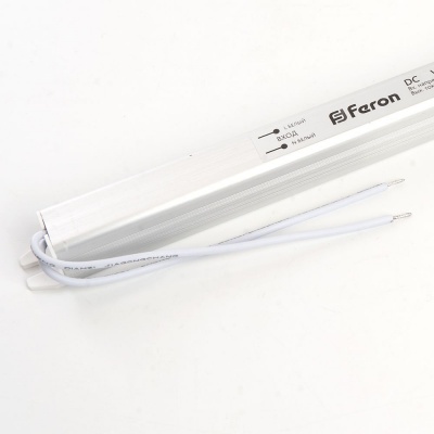 Трансформатор электронный FERON LB001 для светодиодной ленты 60W 24V ( ультратонкий драйвер)