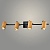 Спот 22470/4 WOOD+BK дерево/черный 4x25W GU10 h130, WAN23