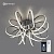 Светильник ESTARES  LIANA MUSE 105W R-APP-560x235-CHROME/WHITE-220-IP2 Управляемый светодиодный 
