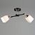 Люстра N5276/2 COFFEE+FGD кофе/золото 2х60W E27 d540 h230, QH22