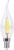 Лампа светодиодная FERON LB-67 7W 230V E14 4000K филамент свеча на ветру (прозрачный)