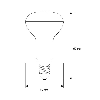 Лампа CAMELION LED4-R39/830/E14 220V 4W 220B