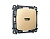 MO614010 Комплект механизма розетки HDMI 2.0 OMEGA Шампань 40V/500mA 2.0GHz QUANT (OP6140,VM222)