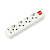 Колодка IN HOME УЗВ-4USB-GRAND четырехместная с выключателем и заземлением, 2хUSB 5340
