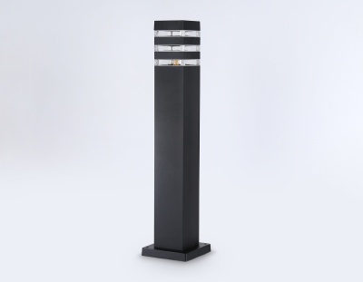 Светильник уличный ландшафтный ST2582 BK/CL черный/прозрачный IP54 E27 max 40W 90*90*630
