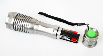 Фонарь CAMELION LED5137 титан LED XML-T6 ZOOM 5 реж 3XLR03 в компл, алюм, откр. блистер