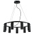 718097 Люстра ROMA 9х28W GU10 (led) MATT BLACK