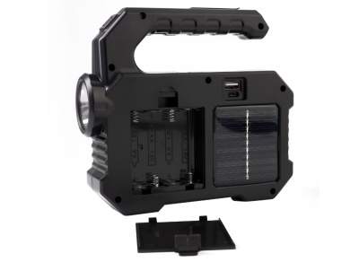 Фонарь ULTRAFLASH LED51526 аккум. 4В, черный, 1LED+COB+6xSMD, 3 Вт, 4 реж, Micro-USB, бокс