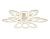 Светильник Ambrella FA8933/6+3 WH/CH белый/хром 255W 3000K-6400K 740*660*120 (ПДУ РАДИО 2.4G)