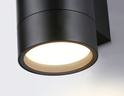 Светильник уличный настенный архитектурный ST3304/2 BK черный IP54 GX53/2 max 15W 205*90*140