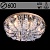 Люстра 55576/600 CR хром 8х40W E14 LED-WT ПДУ d600 h270, SDA22