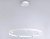 Светильник Ambrella FL5288/1+5 WH белый 72W 3000K/4200K/6400K+4200K D700*1200 (ПДУ ИК)