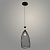 Подвес N5364/1HQ BK+WOOD черный 1х40W E27 d180 h800, QH23