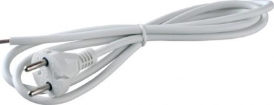 Сетевой кабель VOLSTEN S-LR4 без земли 1,5м белый (10/100)