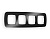 OF580504 Рамка OMEGA Radian (Черный Металл шлифованный) 4-ая