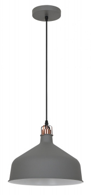 Светильник подвесной CAMELION PL-425L C73 серый + медь (Amsterdam) 60W, 1хE27, 230B металл (1/12)