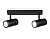 Светильник накладной AMBRELLA TA13178/2 BK черный GU10/2 max 12W 295*60*130 поворотный 