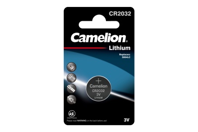 Батарейка CAMELION CR2032 BL-1, 3V литиевая (10/1800)