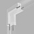 Slim Magnetic Коннектор угловой внутренний для встраиваемого шинопровода белый 85093/00 85093/00