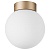 812013 Люстра GLOBO 1х40W E14 champagn gold/white