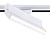 Трековый светодиодный светильник GL6816 WH белый LED 12W 4200K 24° 230*22*87