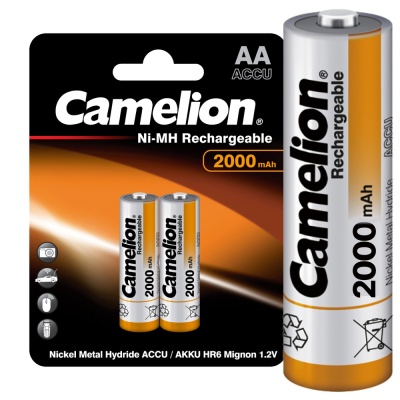 Аккум-р CAMELION AA-2000mAh Ni-Mh BL-2, 1.2B (24/384)