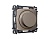 MO635510 Комплект механизма светорегулятор OMEGA Тем/бронза мат 25-600/LED 5-300 QUANT(OP6355,VM136)