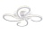 Светильник Ambrella FA1702/4 WH/CH белый/хром 121W 3000K-6400K 560*560*90 (ПДУ РАДИО 2.4G)