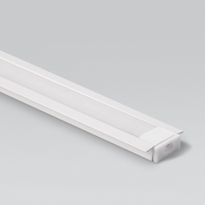 Встраиваемый алюминиевый профиль Elektrostandard LL-2-ALP007 белый/белый для LED ленты (до 11mm)