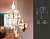 Светильник настенный Ambrella TR4912 GD/TI золото/янтарь E14 max 40W 294*160*246 с хрусталем