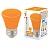 Лампа светодиодная Volpe LED-D45-1W/ORANGE/E27/FR/С BELL Колокольчик. матовая Оранжевый